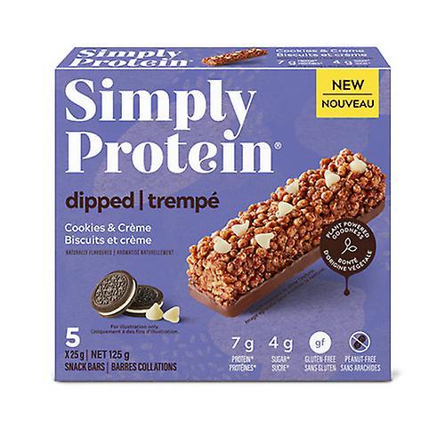 SimplyProtein Cookies & Creme Bar Zanurzony, 5 Count on Productcaster.