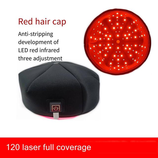 Crescimento do cabelo Red Light Therapy Hat Red Led Light Therapy Cap Para Perda de Cabelo Laser Cap Crescimento do Cabelo Tangrui on Productcaster.