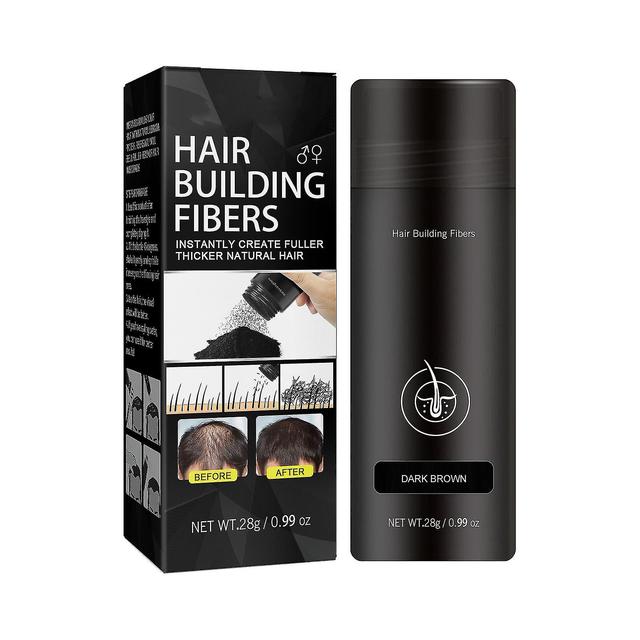 Beitong Hair Growth Fiber Powder Spray Instantly Replenishes Hair Thick And Grows Quickly Hair Growth Fiber Powder With Sprinkler Dark brown on Productcaster.