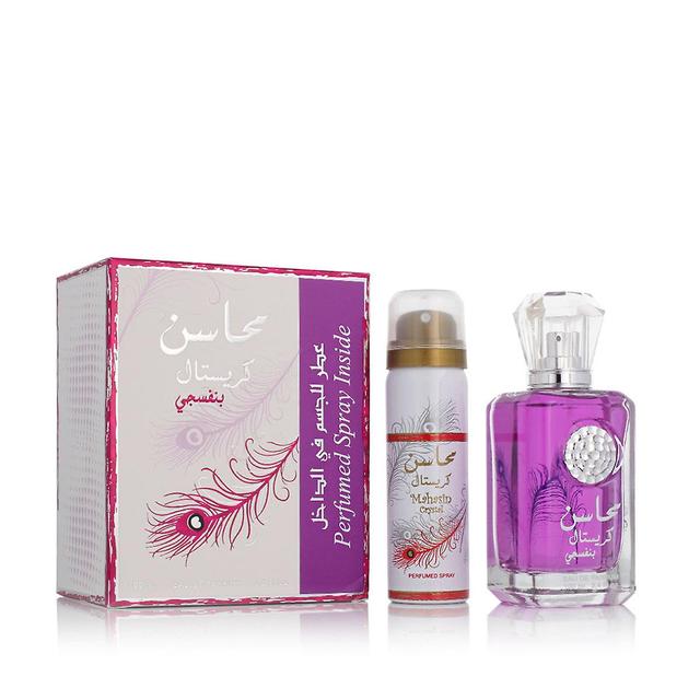 Set de Parfum Femme Lattafa 2 Pièces Mahasin Crystal Violet on Productcaster.