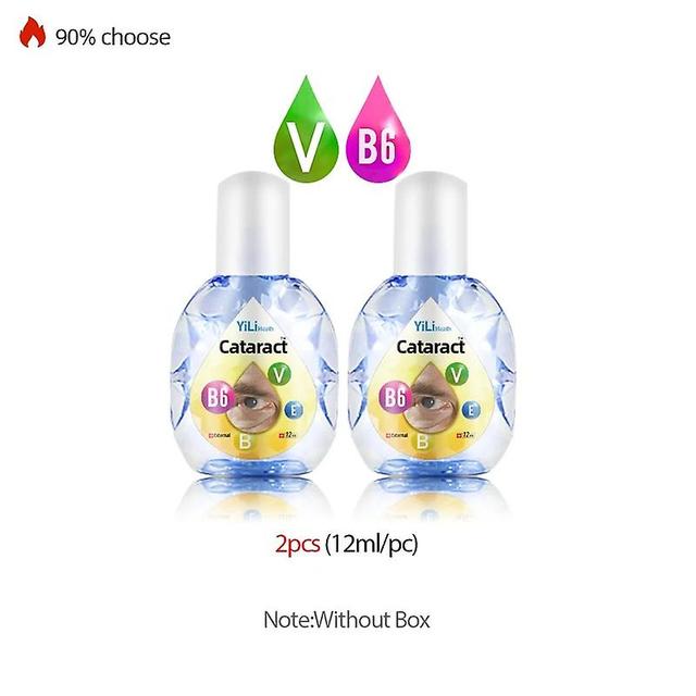 Tib Cataract Treatment Medical Eye Drops Apply To Blurred Vision Overlapping Black Shadow Cloudy Eyeball Cfda Approve Vitamin B6,e 2pc(without boxs) on Productcaster.