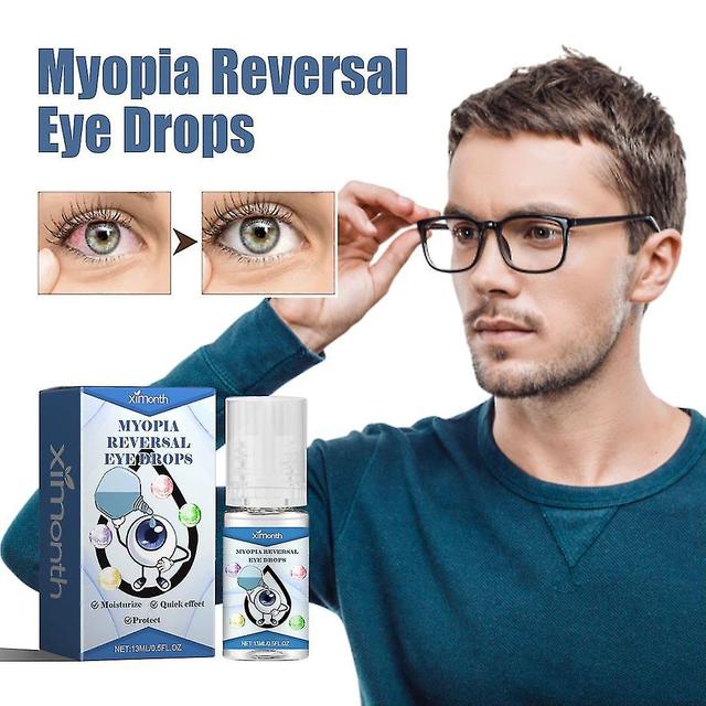 Myopia Reversal Eye Drops, Eye Wellness Drops, Improve Eye Problem Solution Drops, Soothing for Dry Eyes Clear Eyesight 1pcs on Productcaster.