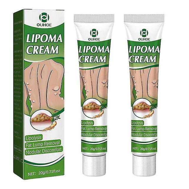 1/2/3Pcs 20g Lipoma Removal Cream Lipolysis Fat Lump Relief Plaster Skin Swelling Fat Elimination Cream Health Care-xdd 2pcs on Productcaster.