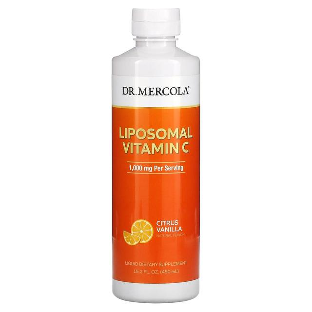 Dr. Mercola, Liposomal Vitamin C, Citrus Vanilla, 1,000 mg, 15.2 fl oz (450 ml) on Productcaster.