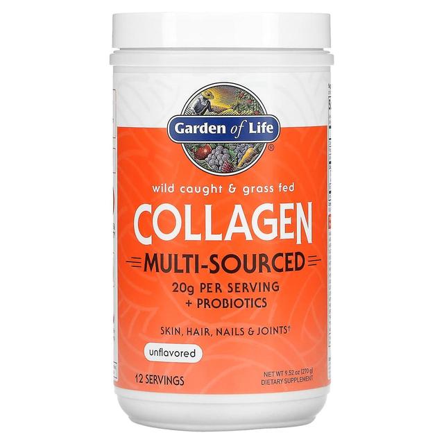 Garden of Life, Wild Caught & Grass Fed Collagen, Multi-Sourced, Unflavored, 9.52 oz (270 g) on Productcaster.