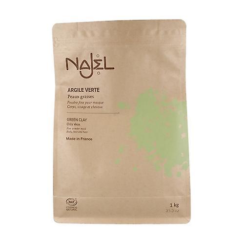 Najel Green clay powder 1 kg of powder on Productcaster.