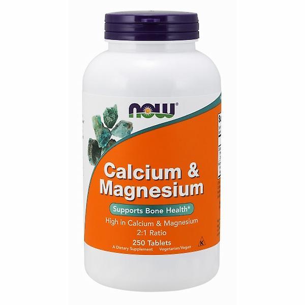 Now Foods Calcium-Magnesium,500/250 mg ,250 Tabs (Pack of 2) on Productcaster.