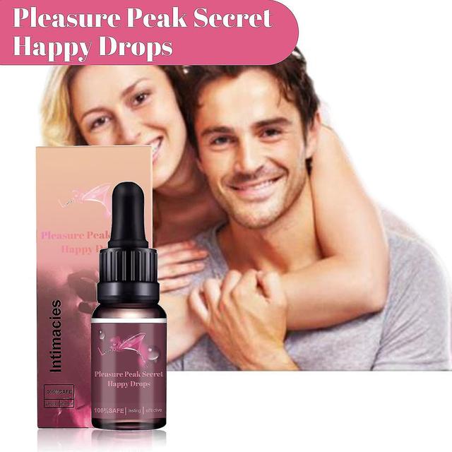 Pleasure Peak Secret Happy Drops, Hormonit Eteeriset öljyt, Läheisyys Boost-hormonit Hierontaöljy Herkkyyttä lisäävä Ilo naisille 4kpl - 65ml on Productcaster.