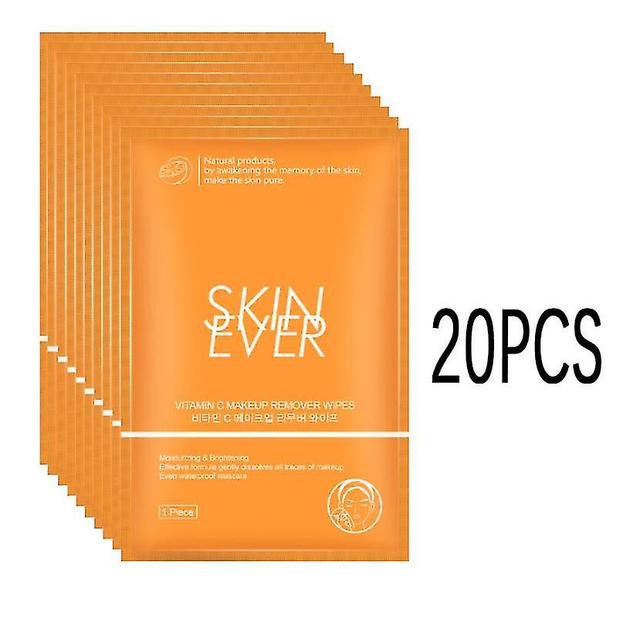 Guuoguo Skin Ever Vitamin C Makeup Remover Wipes Single Pack Sk030 10pcs 20PCS on Productcaster.