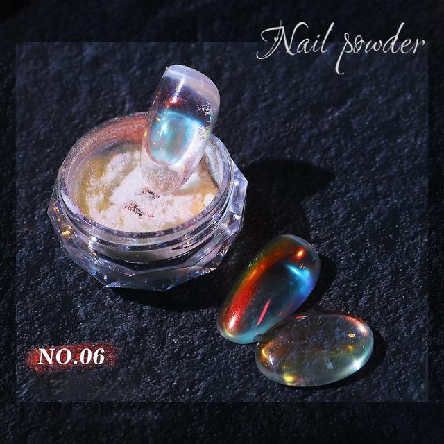 Multicolor Nail Pearl Powder Ice Muscle Powder New High Gloss Powder Ice Through F on Productcaster.