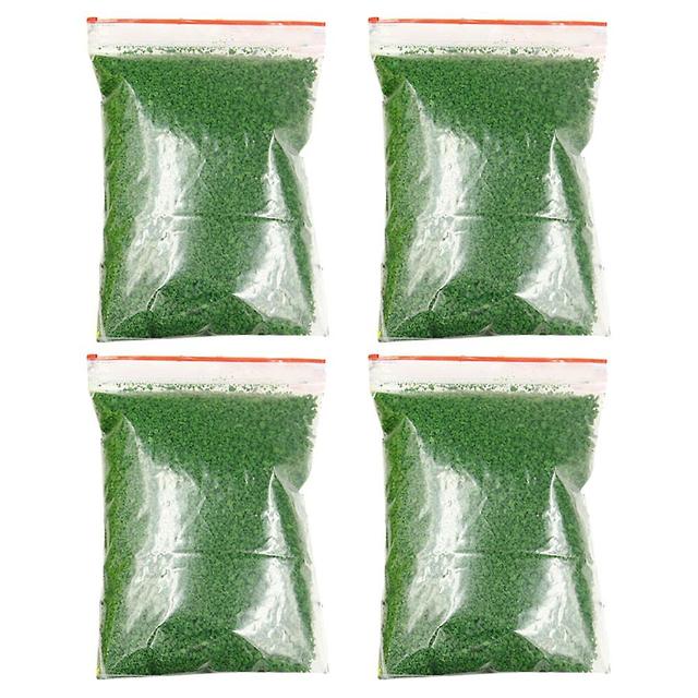 Tinksky 4 Bags Dress Tree Powders Flowers Grass Dressing Scatter Flock DIY Materials Green 15.00X12.00X5.00CM on Productcaster.