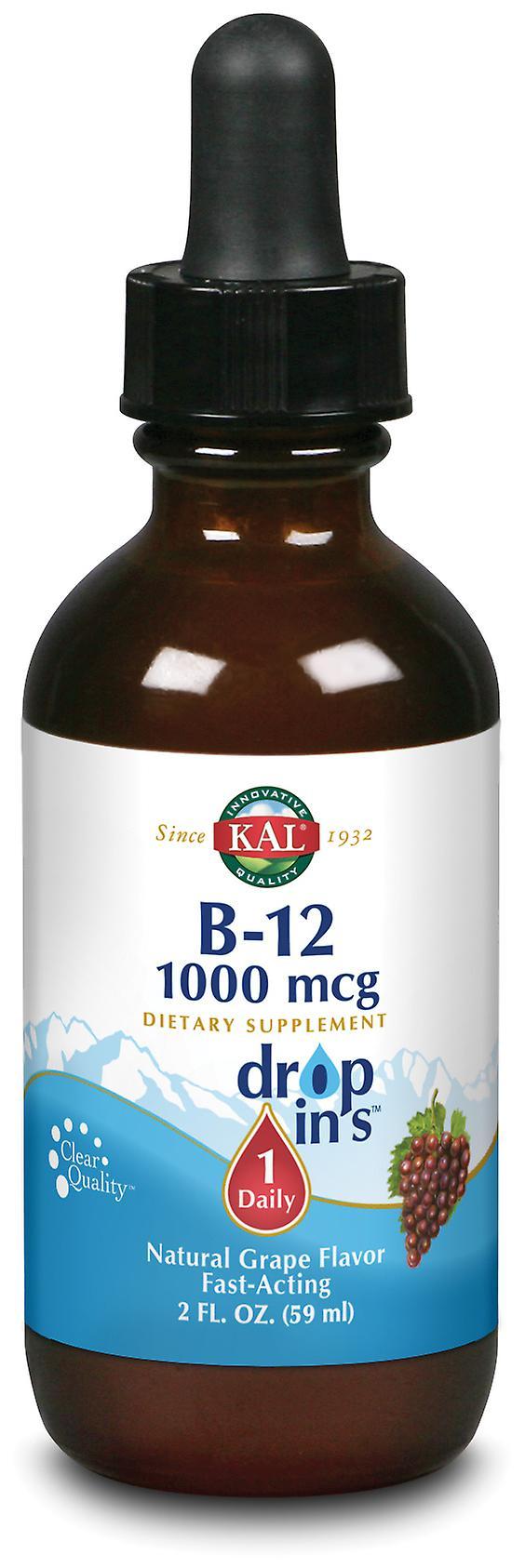 Kal Vegetarisk B12 Dråber 1000mcg 53ml on Productcaster.