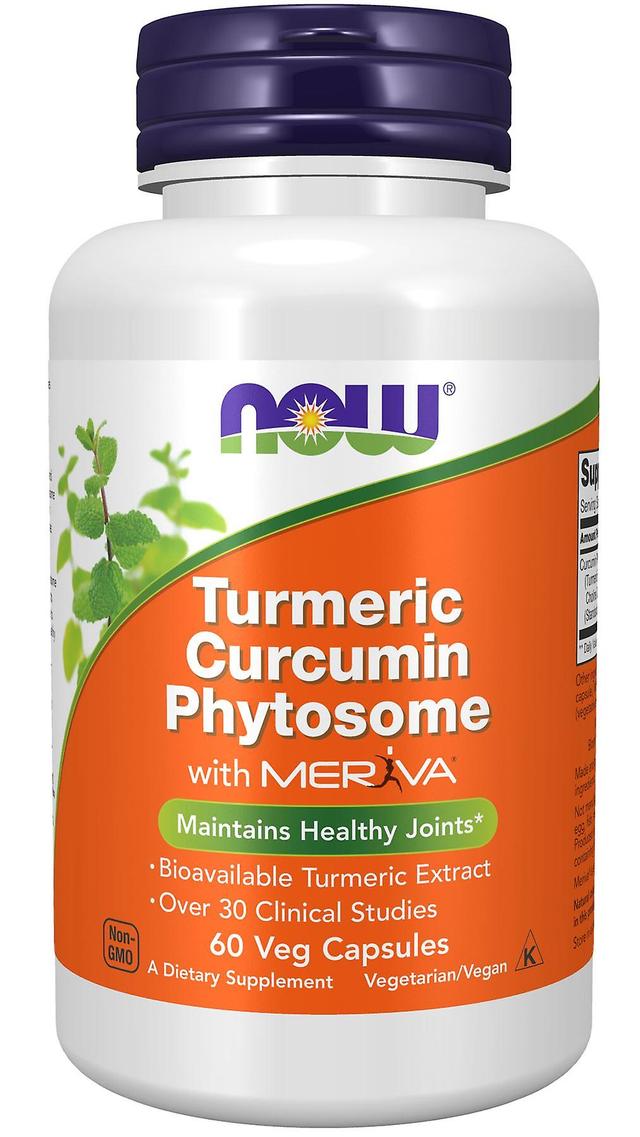 NOW Foods Curcumin Phytosome 60 Veg Capsules on Productcaster.