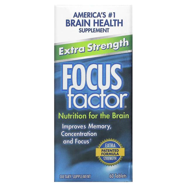 Focus Factor Tarkennuskerroin, lisävoimaa, 60 tablettia on Productcaster.