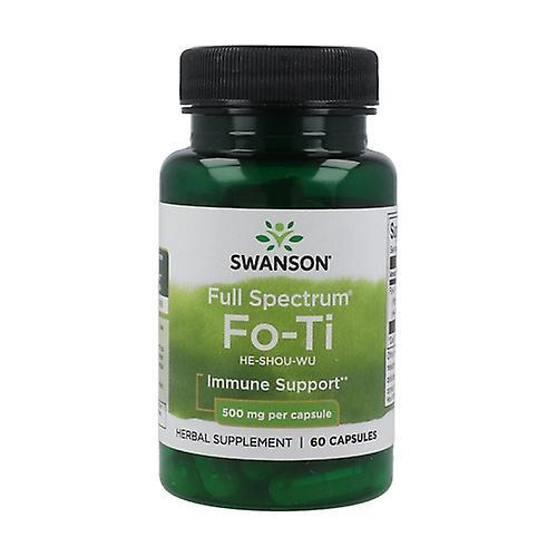 Swanson Fo-Ti (He-Shou-Wu) 500 mg 60 capsules of 500mg on Productcaster.