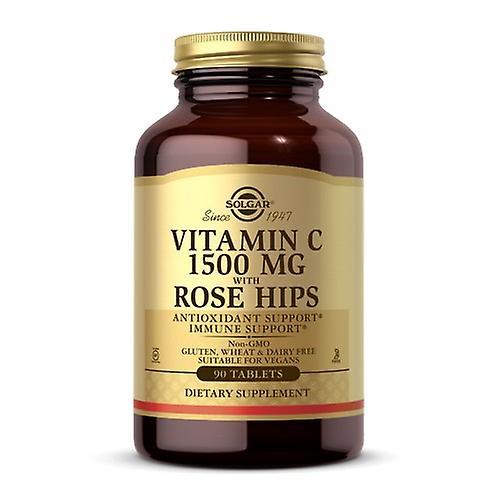 Solgar Vitamina C con Rosa Mosqueta, 1500 mg, 90 tabletas (paquete de 6) on Productcaster.