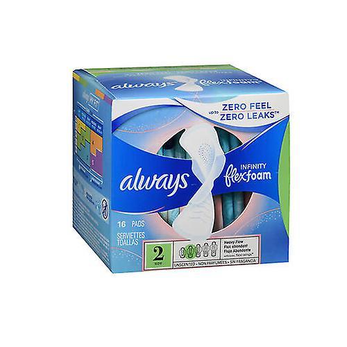 Always Discreet Immer diskret Immer unendlich mit FlexFoam Pads mit Flexi-Wings, 16 Count (Pack of 1) on Productcaster.