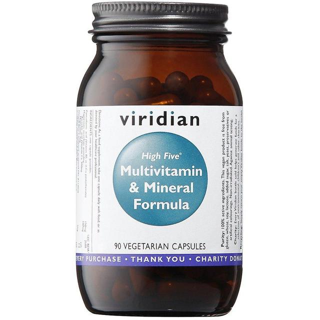 Viridian vysoká päť multivitamín & minerálne Formule Veg čiapky 90 (112) on Productcaster.