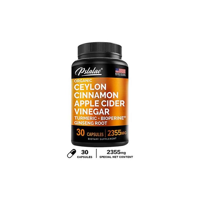 Vorallme Ceylon Cinnamon Capsules With Apple Cider Vinegar, Turmeric & Siberian Ginseng, Bioperine Cinnamon For Arthritis Relief 30 Capsules on Productcaster.