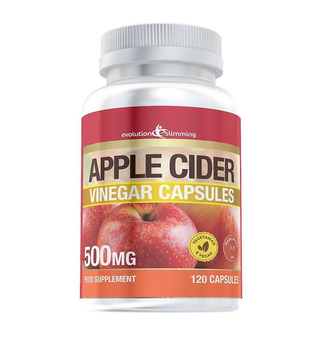 Apple Cider Vinegar 500mg Capsules - 120 Capsules - Fat Burner - Evolution Slimming on Productcaster.