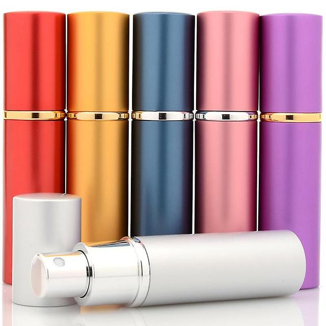 1pc 5ml 10ml High Quality Refillable Mini Perfume Atomizer Spray Bottle Empty Glass Parfume Bottle Aluminum Spray Atoizers Red on Productcaster.