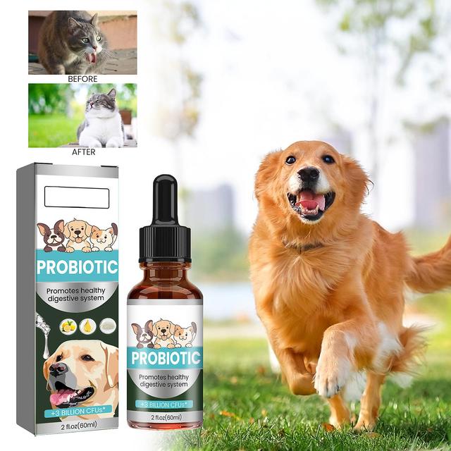 Lisade Probióticos para cães e gatos, enzimas digestivas & suplemento de prebióticos, ajuda a aliviar a diarreia, vômitos, dor de estômago, gás, co... on Productcaster.