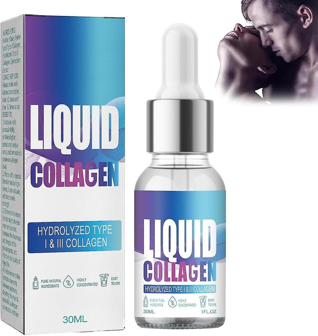 Mens Liquid Collagen For Strong Men, Men's Secret Drops, Enhanced Secret Drops, Increase Energy Leve 2pcs on Productcaster.