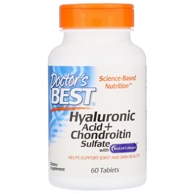 Doctor's Best Doctor's Bästa, Hyaluronsyra + Chondroitin Sulfate med BioCell Collagen, 60 T on Productcaster.