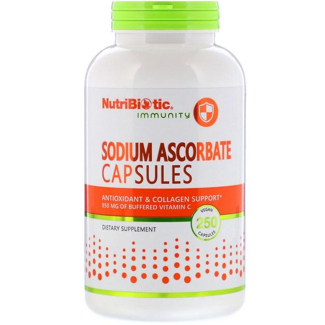 NutriBiotic, Immunity, Sodium Ascorbate, 250 Vegan Capsules on Productcaster.