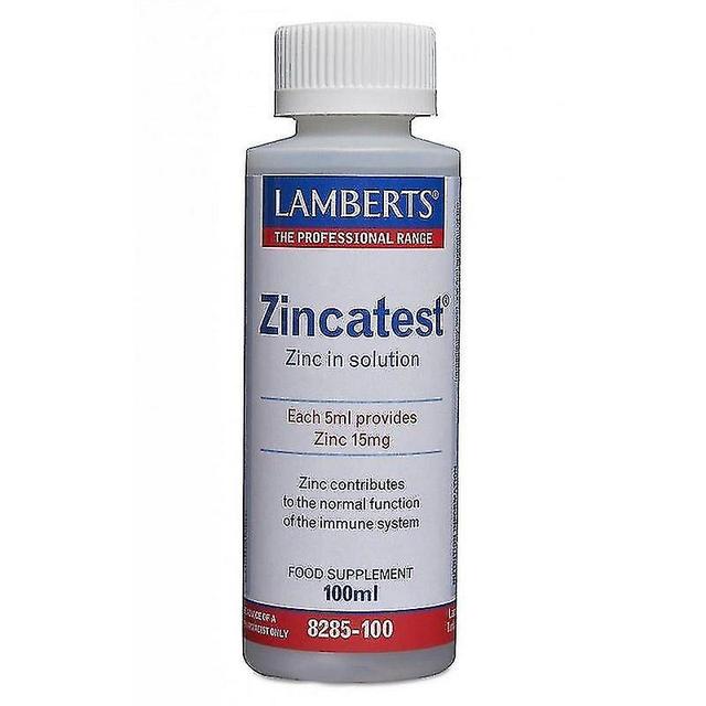 Lamberts Zincatest 100ml (8285-100) on Productcaster.