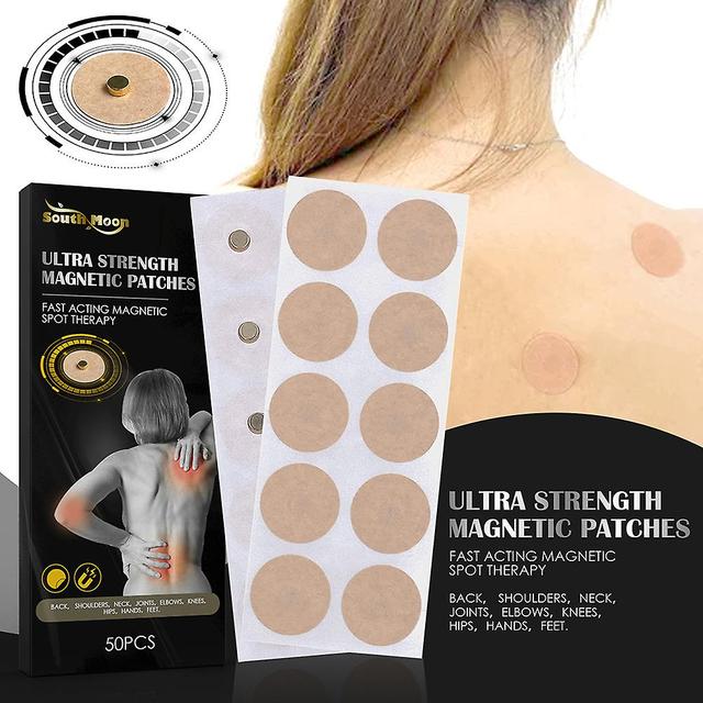 Aespa 50 Pcs Magnetic Acupressure Patches Waterproof Breathable Magnetic Patches for Back Shoulders Neck Joints Elbows Knees on Productcaster.