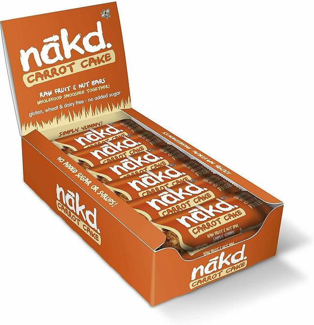 Nakd Gulrot Kake Bar 35g x18 on Productcaster.