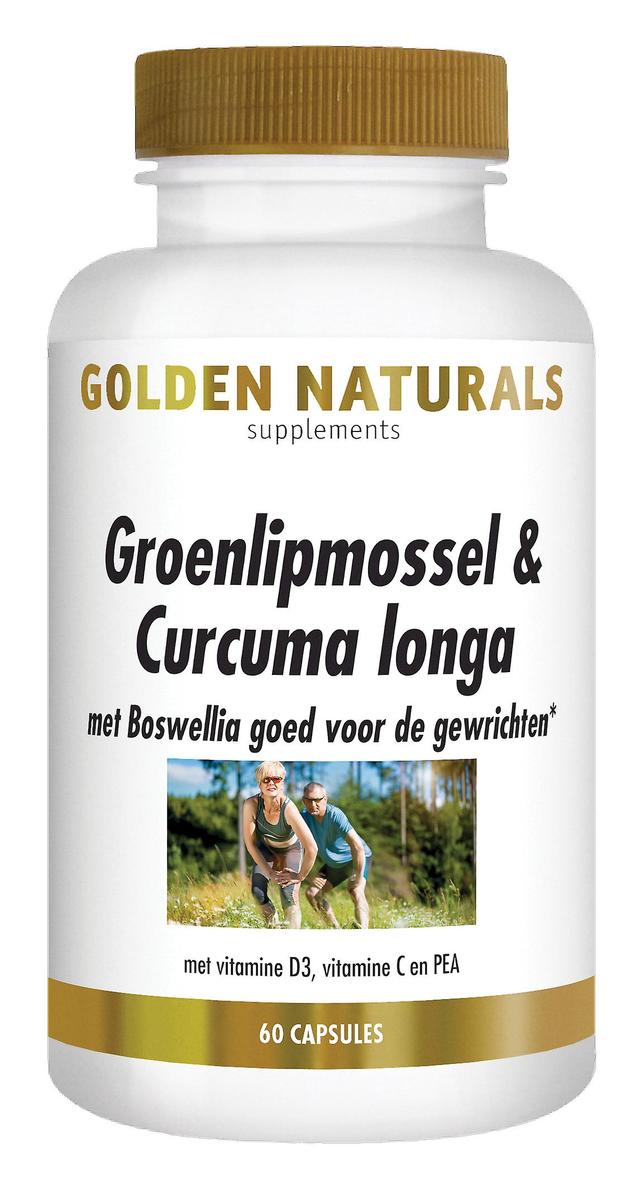 Golden Naturals Green-lipped mussel & Curcuma longa (60 capsules) on Productcaster.