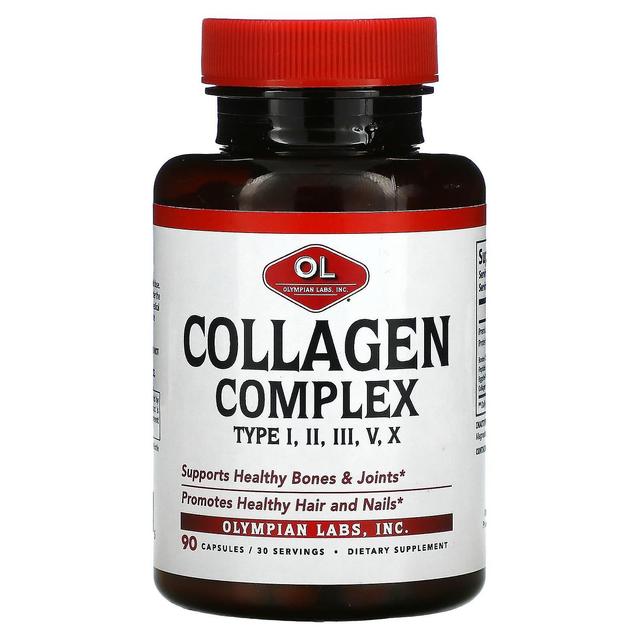 Olympian Labs Inc. Olympian Labs Inc., Collagen Complex Type I, II, III, V, X, 90 Capsules on Productcaster.