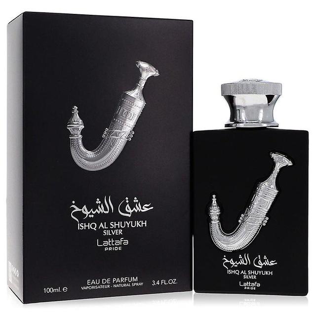 Ishq Al Shuyukh Silver van Lattafa Eau De Parfum Spray 100ml on Productcaster.