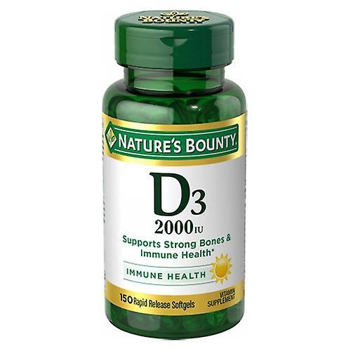 Natures Bounty Nature's Bounty Super Strength D3,2000 IU ,150 Count (Pack of 4) on Productcaster.