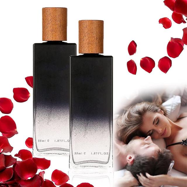 Pheromone Body Fragrance Mist, Pheromone Cologne For menn tiltrekke kvinner, langvarig menn Parfyme Spr black-2pcs on Productcaster.