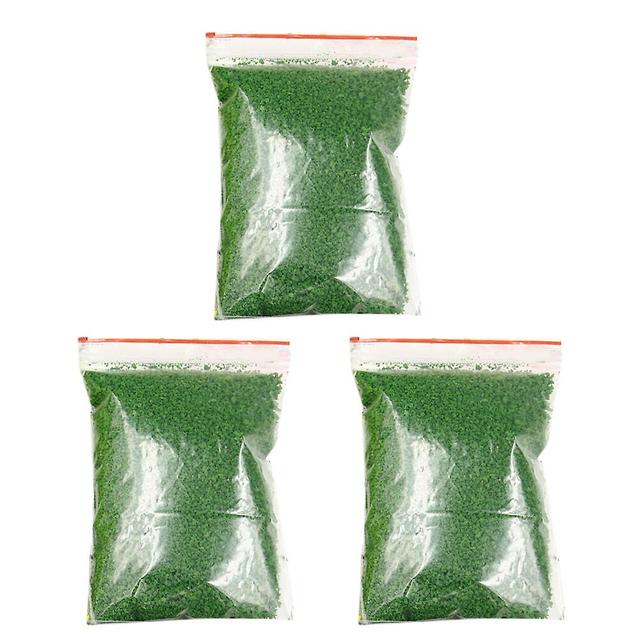 3 Bags Dress Tree Powders Flower Grass Dressing Scatter Flock Diy Materials Green 15X12X5CM on Productcaster.