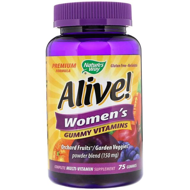 Nature's Way, Alive! Women's Vitamins, 75 Gummies on Productcaster.