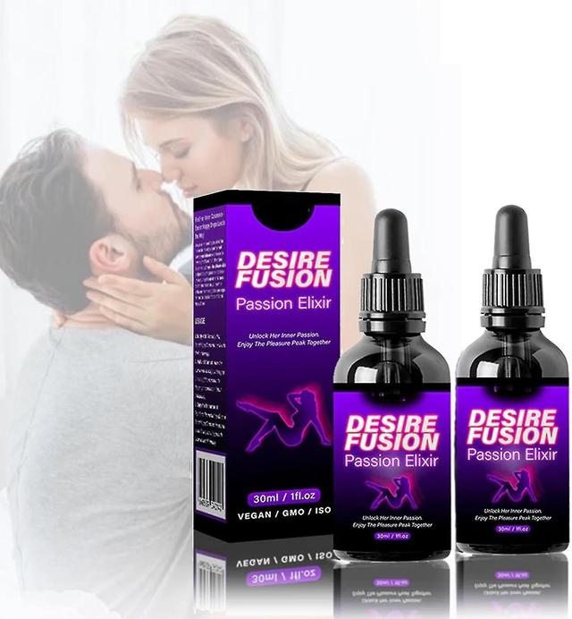 Desirefusion Passion Elixir, Pleasurepeak Oral Drops, Secret Happy Drops, Happy Hormones Drops For Women, Increase Sensitivity And Pleasure 2Pcs on Productcaster.