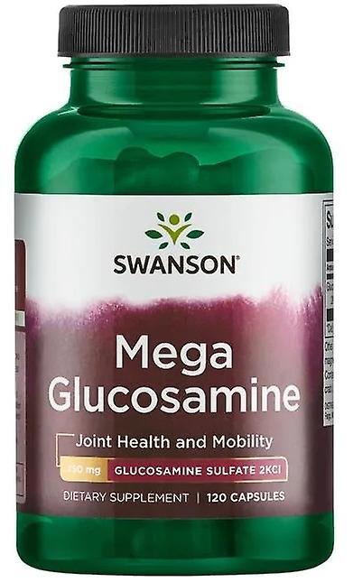 Swanson Mega Glucosamine Glucosamine Sulfate 750 mg 120 Capsule 87614116983 on Productcaster.