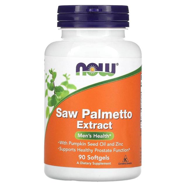 NOW Foods, Saw Palmetto Extract, , 90 Cápsulas gelatinosas on Productcaster.