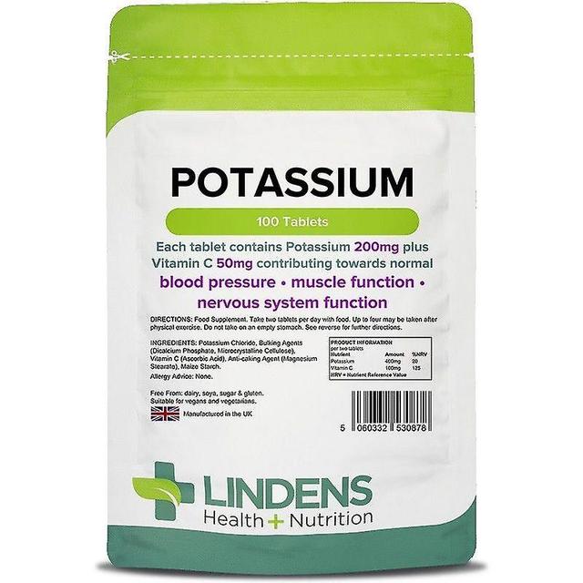 Lindens Potassium 200mg Tablets 100 (878) on Productcaster.