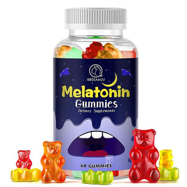 Tib Melatonin Gummies Adult Sleep Supplement Help Sleep Rescue Insomnia Good Sleep Delays Aging Promoting Calmness 60pcs on Productcaster.