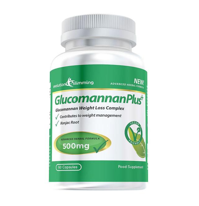 Glucomannano Plus Konjac Capsule Soppressore dell'Appetito - 60 Capsule - Controllo dell'Appetito - Evolution Slimming on Productcaster.