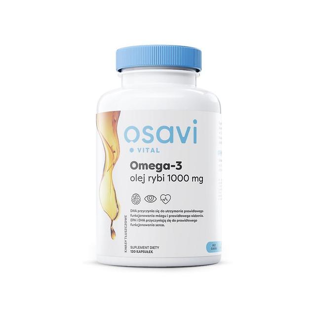 Osavi Oméga-3 huile de poisson 1000 mg (120 gélules) 8707 on Productcaster.