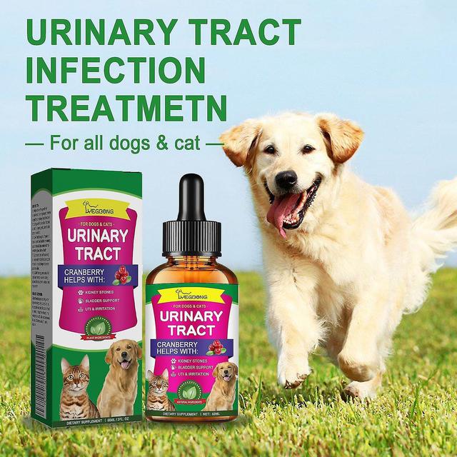 Pets Cat Dog Urinary Tract Infection Treatment, Natural Uti Care Drops, Kidney And Bladder Support Supplement, Prevention Incontinence Bladder Sto ... on Productcaster.