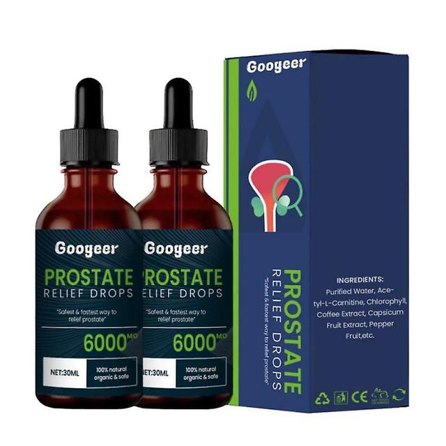 Tratamento da próstata da prostatite Gotas Alívio da dor da próstata Gotas de apoio à saúde 2 pcs on Productcaster.