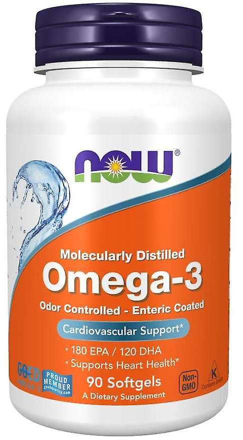 NOW Foods Nå Foods Omega-3 1000 mg Kapsel 90 on Productcaster.