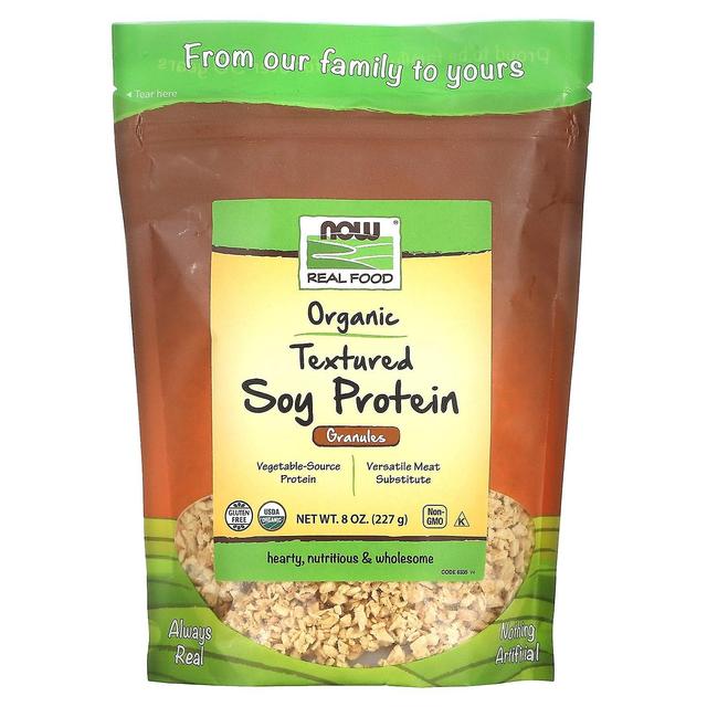 NOW Foods, Organic Textured Soy Protein, Granules, 8 oz (227 g) on Productcaster.